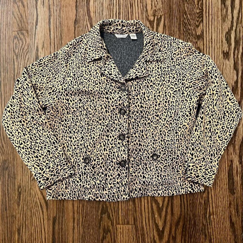 Cheetah print jacket laura ashley
